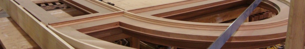 Window Arch made of wood